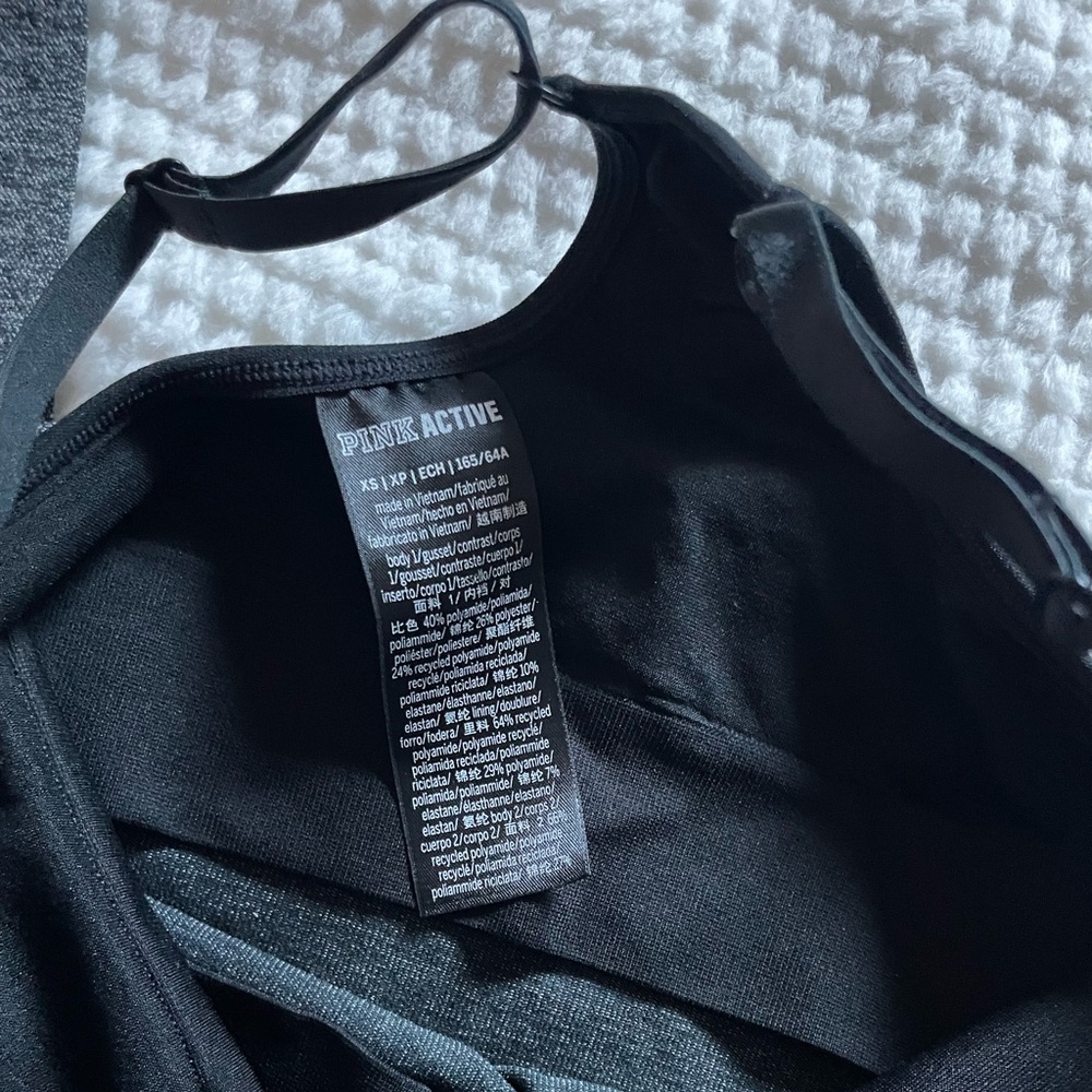PINK | Women’s Seamless Workout Onesie in Pure Black Marl | NWOT - Picture 13 of 14